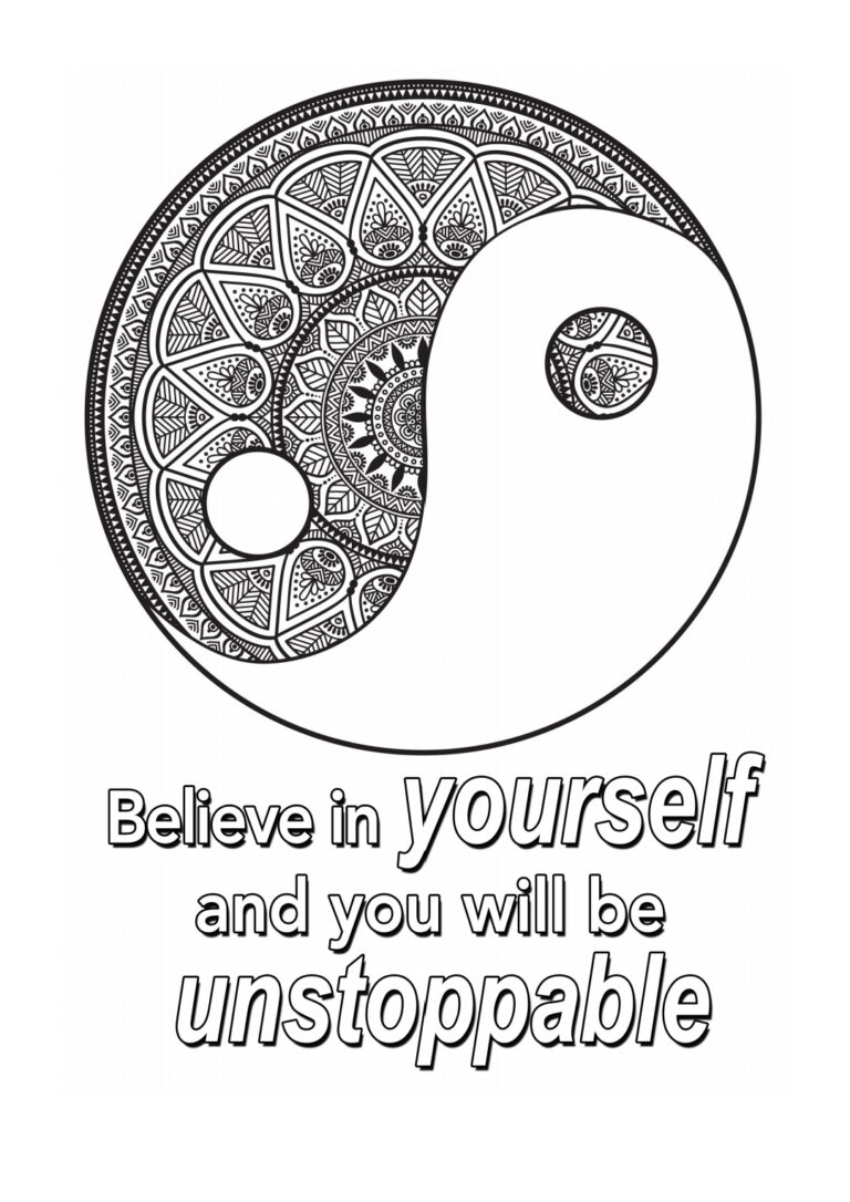 11 Free Printable Quote Coloring Pages for Adults