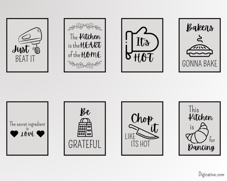 Free Farmhouse Kitchen Decor Printables
