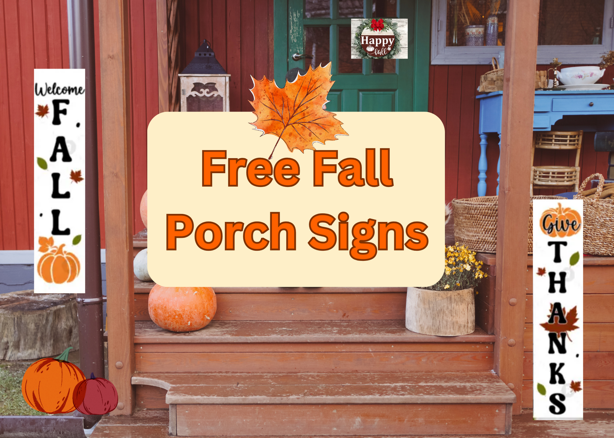 fall porch signs svg