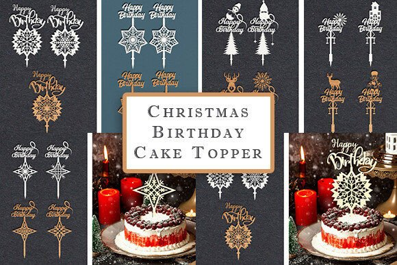 Cricut Birthday Cake Toppers