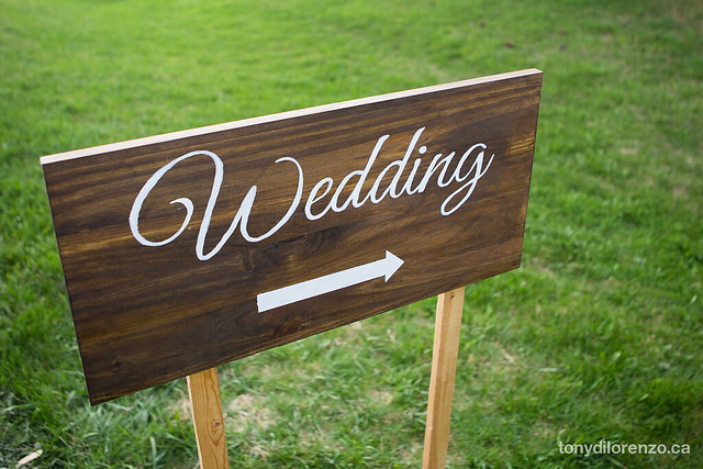 DIY Wedding Sign