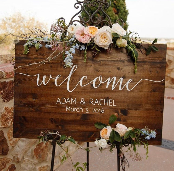 DIY Wedding Sign