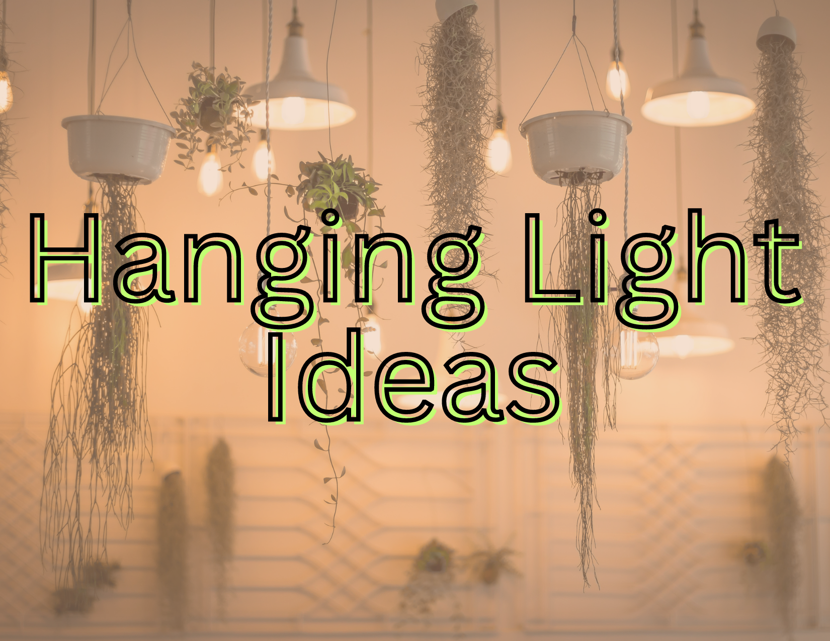 Creative DIY Hanging Light Ideas for Every Room