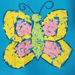 Torn Paper Butterfly Craft