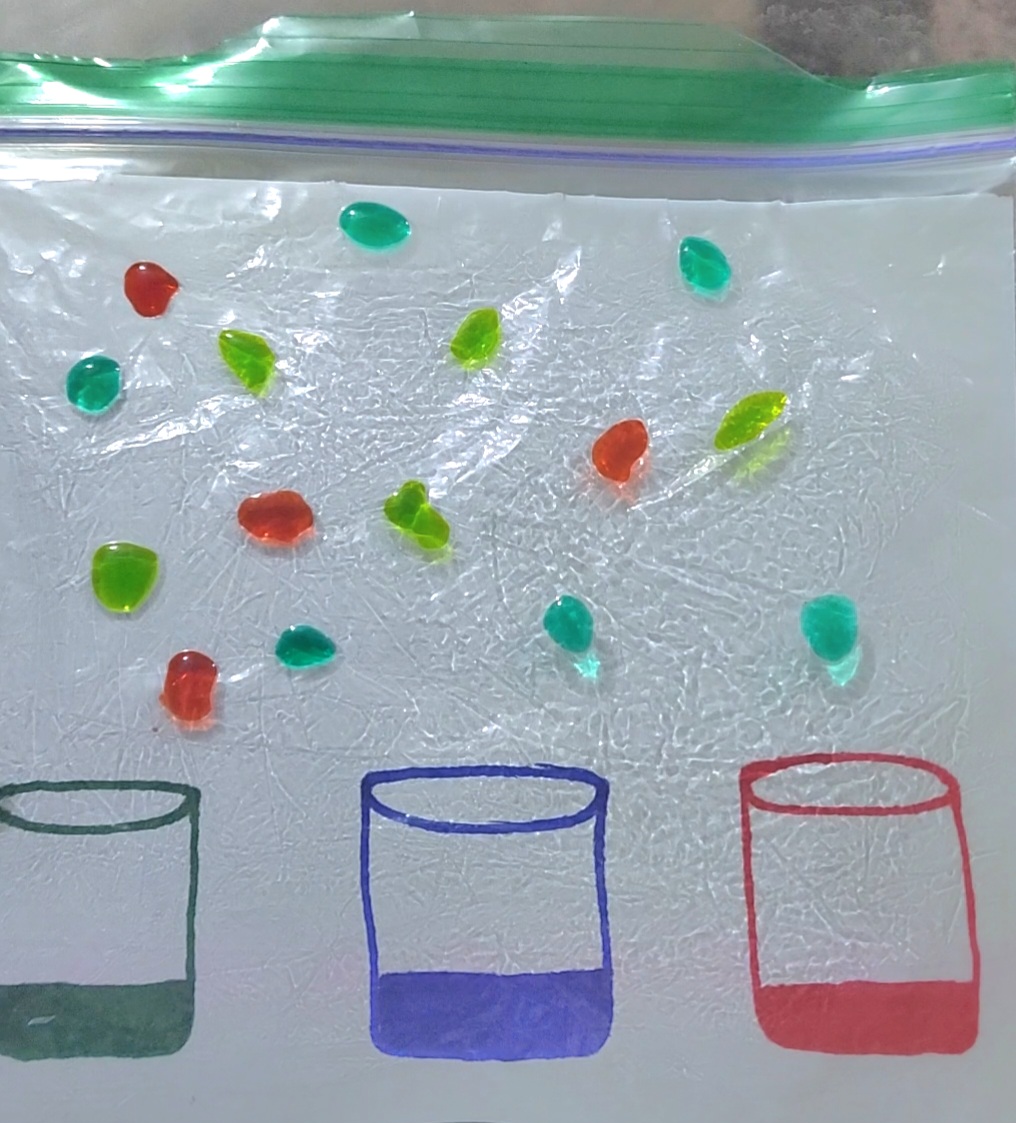 Color Sorting Droplet Activity for Kids