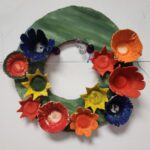 How to Make Egg Carton Wreath