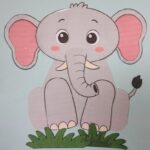 Elephant craft for kids[Free Printable Template]